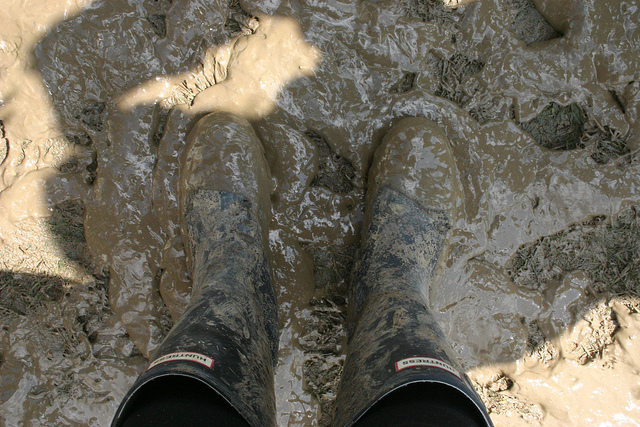 Muddy Boots at Glastonbury Festival